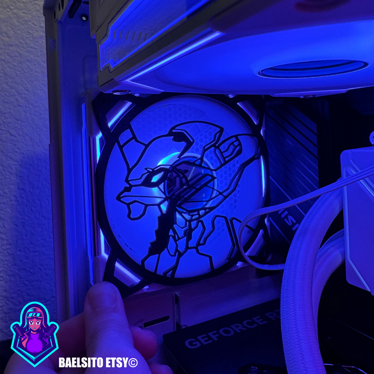 Cubre ventilador para PC